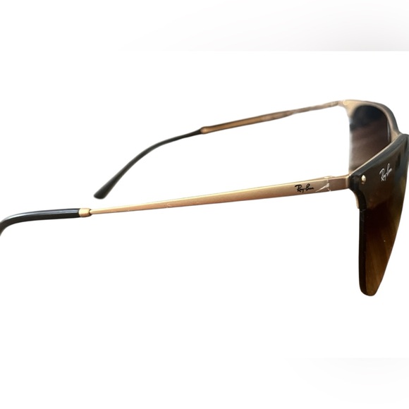 Ray-Ban Black and Gold Modern Sunglasses main image 7
